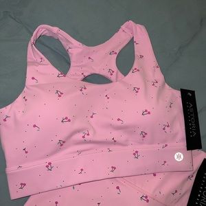 Cherry print Sports Bra